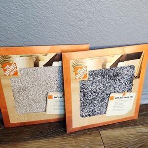 2 Home Depot Carpet Sample Squares